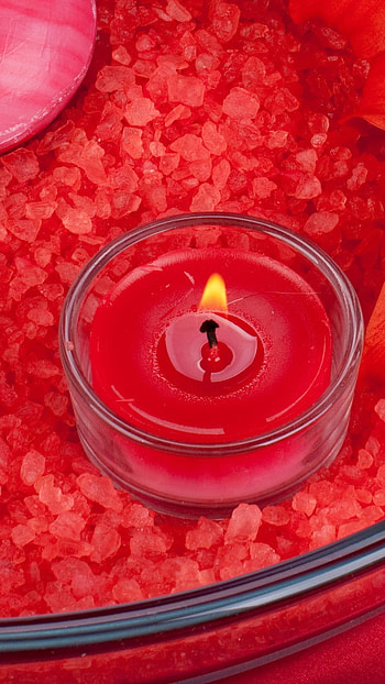 Candle, Beautiful Red, Background HD phone wallpaper
