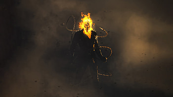 Ghost Rider Haunting Presence, ghost-rider, superheroes, artwork, digital-art, artist HD wallpaper