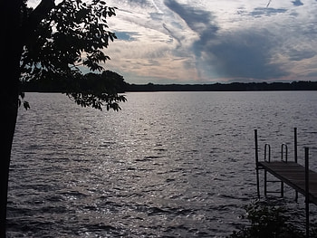Lake, sky, nature, water HD wallpaper