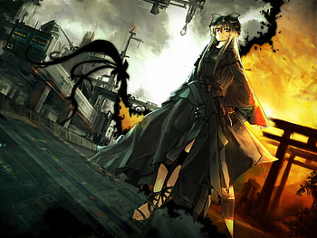 Yakumo Yukari, adventure, girl, war HD wallpaper