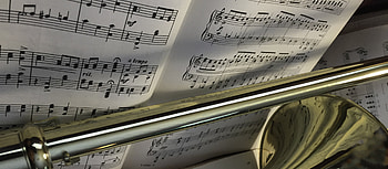 Music Trombone 0390 HD wallpaper