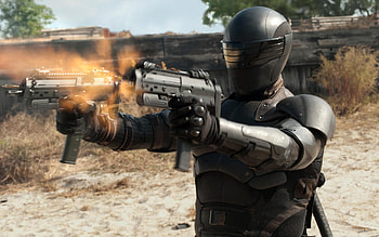 Fortnite, Snake Eyes outfit, Skin HD wallpaper