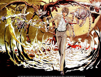 Death Note, anime, dark, deathnote HD wallpaper