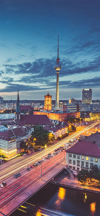 Berlin Skyline, Samsung galaxy note, , High-quality HD phone wallpaper