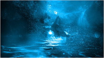 ... Drowning in Blue ( - ) by MagicXB HD wallpaper