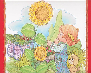 1 precious moments, sweet, flower, garden, sunflower, precious moments HD wallpaper