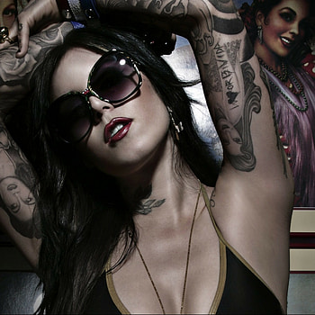 Kat Von D, iPad 9. 7 , Sleek design, Digital inspiration HD phone wallpaper