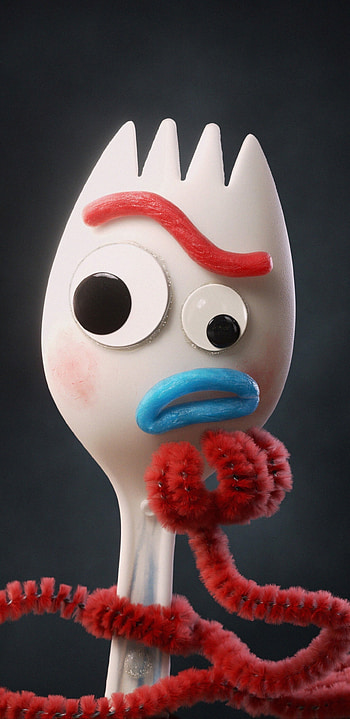 Forky, Toy Story HD phone wallpaper