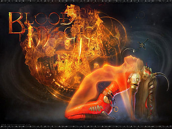 Blood Magic, magic, fantasy, game, girl, blood HD wallpaper