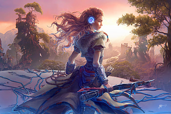 Aloy Horizon Zero Dawn Game Artwork, aloy, horizon-zero-dawn, games, pc-games, xbox-games, ps-games, artwork, artist, digital-art, deviantart HD wallpaper