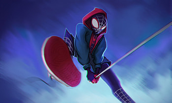Little Spider Miles, spiderman, superheroes, artwork, digital-art, art, artstation HD wallpaper