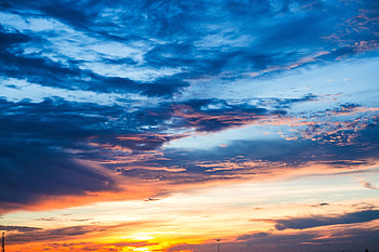Nature, Sunset, Sky, Clouds HD wallpaper