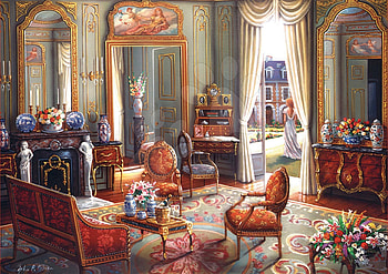 Interior, room, painting, art, pictura, stuff, girl, john p obrien HD wallpaper