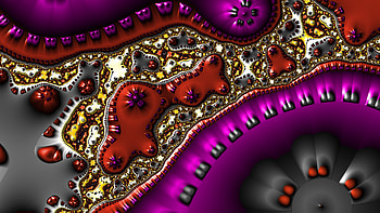 Trippy,psychedelic, aesthetic,, Abstract, fractal HD wallpaper