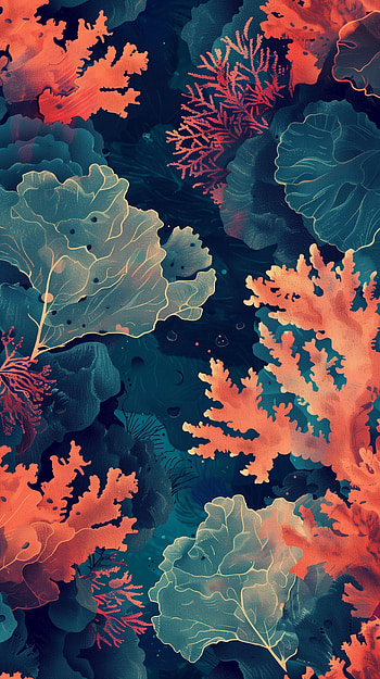 Coral Majesty, coral, coral reef HD phone wallpaper