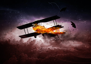 Propeller Plane , plane, graphy HD wallpaper