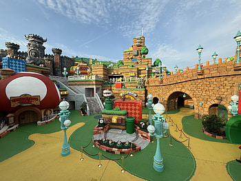 Mario World in Epic Universe HD wallpaper