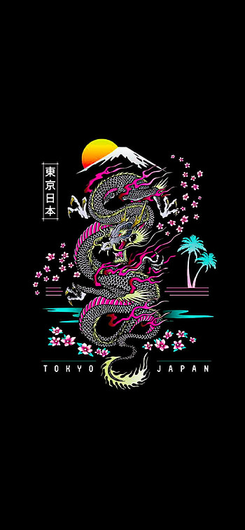 Tokyo Japan Dragon - For Tech, Japanese Aesthetic HD phone wallpaper