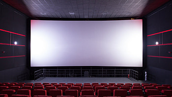 Cinema screen, Captivating visuals, Cinematic experience, Entertaining environment HD wallpaper