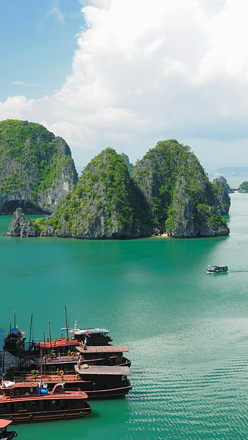 Halong Bay, Islands HD phone wallpaper