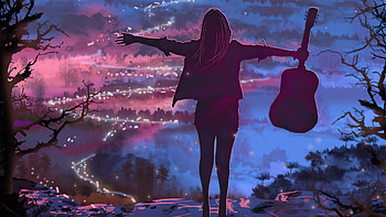 Music Gives You Soul , guitar, artist, artwork, digital-art, artstation HD wallpaper