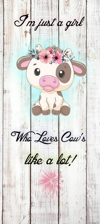 Cow, pink, product HD phone wallpaper