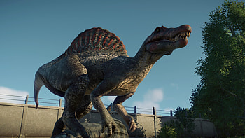 Dark grey and red, Combination love, New favourite, Charcoal Spinosaurus HD wallpaper