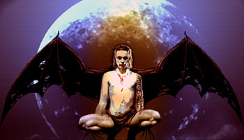 Vampire Ville, ville valo, wings, bat, vampire HD wallpaper