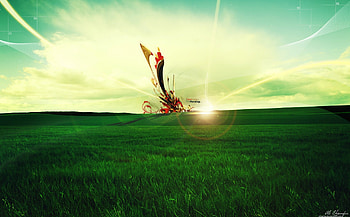 Two Steps to Morning, fantasy, 3d HD wallpaper