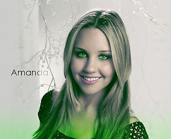 amanda.bynes, amanda, pose, green, eyes, models, people HD wallpaper