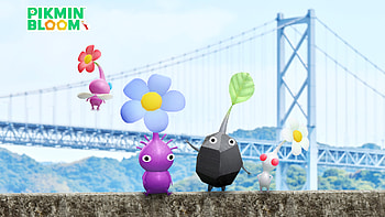 Pikmin Bloom : Blooming Adventures by the Bridge, Pikmin HD wallpaper