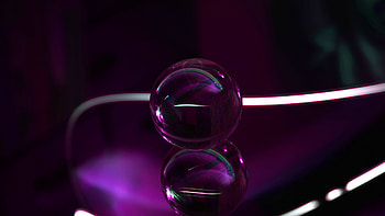 Glass (Other), Purple glass ball, Ultra HD wallpaper