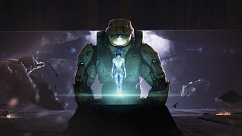 Master Chief and Cortana, Halo 3: ODST HD wallpaper