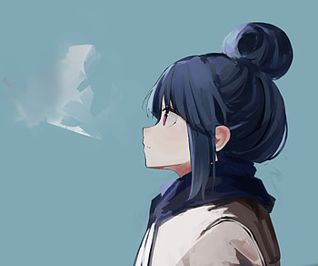 Rin Shima, Rin Shima, Anime, Laid-Back Camp HD wallpaper