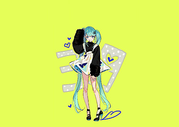 Hatsune Miku, urban, anime girl HD wallpaper
