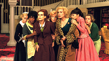 Fanny Ardant, 8 Women, Ensemble cast, Suspenseful thriller HD wallpaper