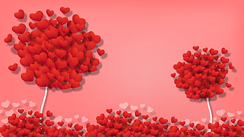 Art, Hearts, Love, Wood, Tree HD wallpaper
