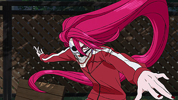 Aira Shiratori (Dandadan) - : Crimson Grin, Anime, Dandadan, Aira Shiratori HD wallpaper