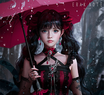 Rain, umbrella, black, frumusete, art, parasol, gorgeous, girl, dark, jewel, superb, earrings, pink, fantasy, face, erak note HD wallpaper
