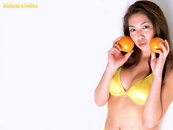 cute,hot yellow bikini,Chika Kaizu,1, cute, 1, chika kaizu, hot yellow bikini HD wallpaper
