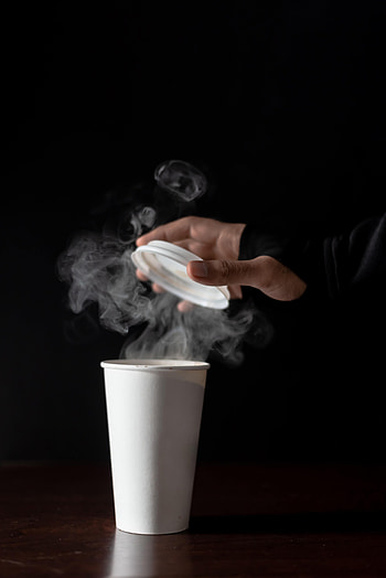 Hand, Miscellanea, Miscellaneous, Glass, Steam, Hot HD phone wallpaper