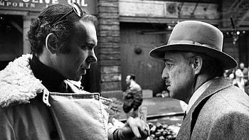 Albert S. Ruddy and Marlon Brando, The Godfather HD wallpaper