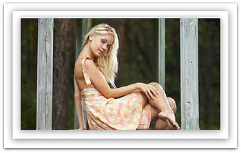 floral dress, floral, women, dress, blonde HD wallpaper
