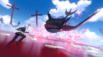 Neverness to Everness — Leviathan Over Crimson Sea ( Mobile ), Mobile Game HD wallpaper