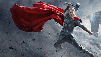 Thor, Chris Hemsworth, Mjolnir, Avengers HD wallpaper