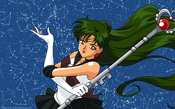 Sailor Pluto, anime, outer senshi, setsuna HD wallpaper