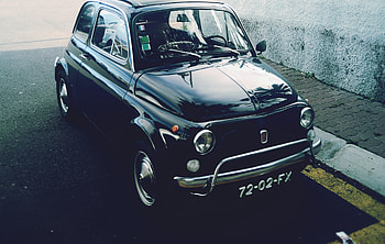 Fiat, Cars, Car, Side View, Retro HD wallpaper