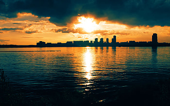 Landscape, Sunset HD wallpaper