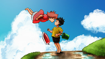 Ponyo anime, Artstation, Ponyo and Sosuke HD wallpaper