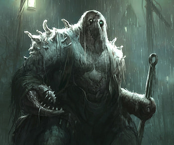 Harbour Giant, dark, creature HD wallpaper